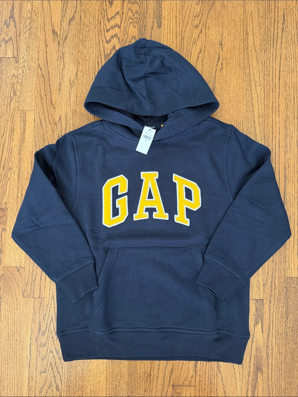 VINTAGE GAP LOGO NAVY HOODIE